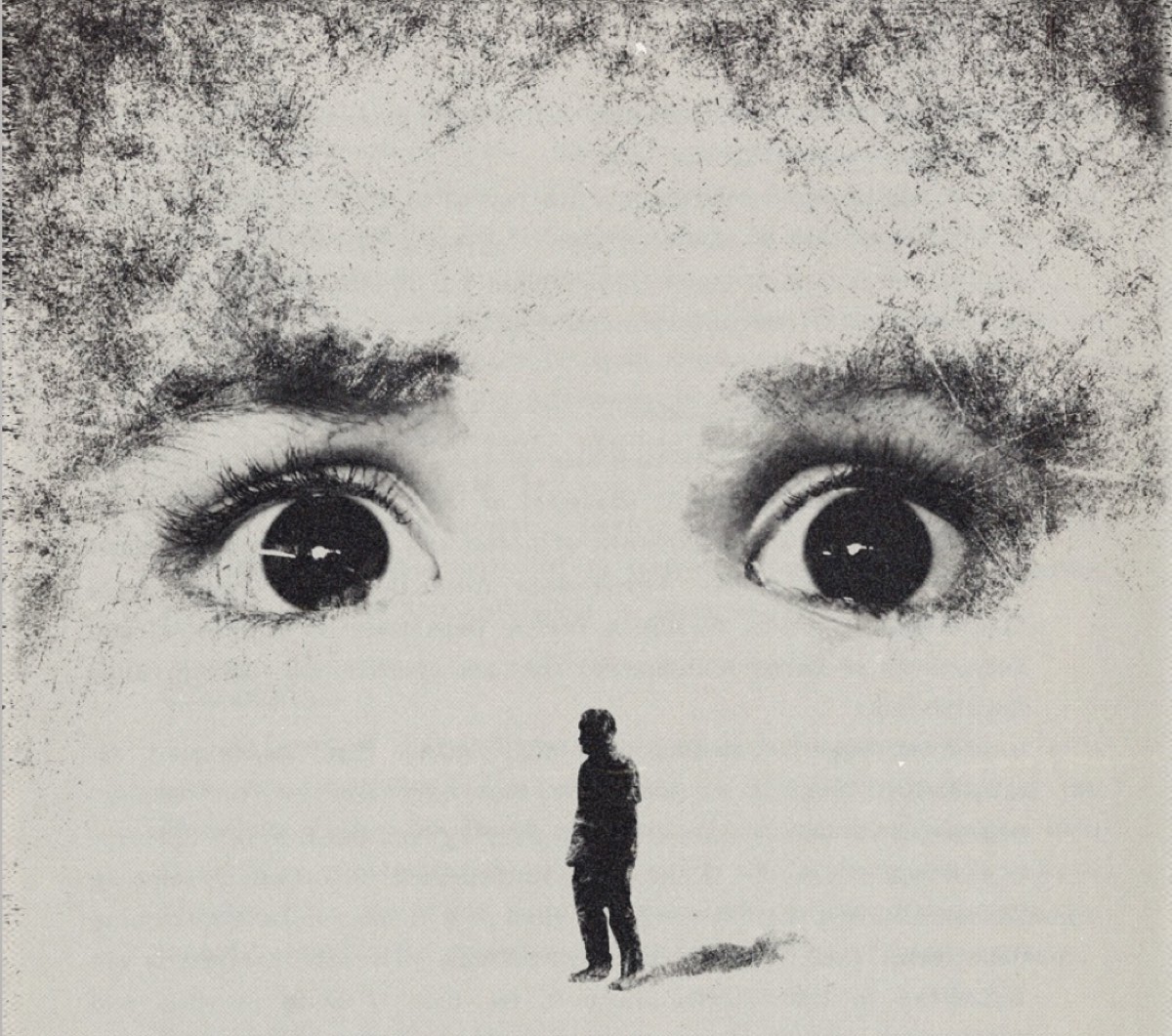 Official Forgiving the Nightmare film poster with watchful eyes above a lone child