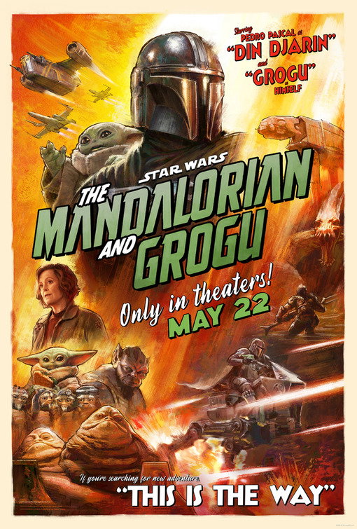 STAR WARS: THE MANDALORIAN AND GROGU artwork